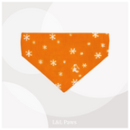 Sakura 桜 - Orange 橙 - Bandana & Eco Bowtie Set  バンダナ＆エコ蝶ネクタイ