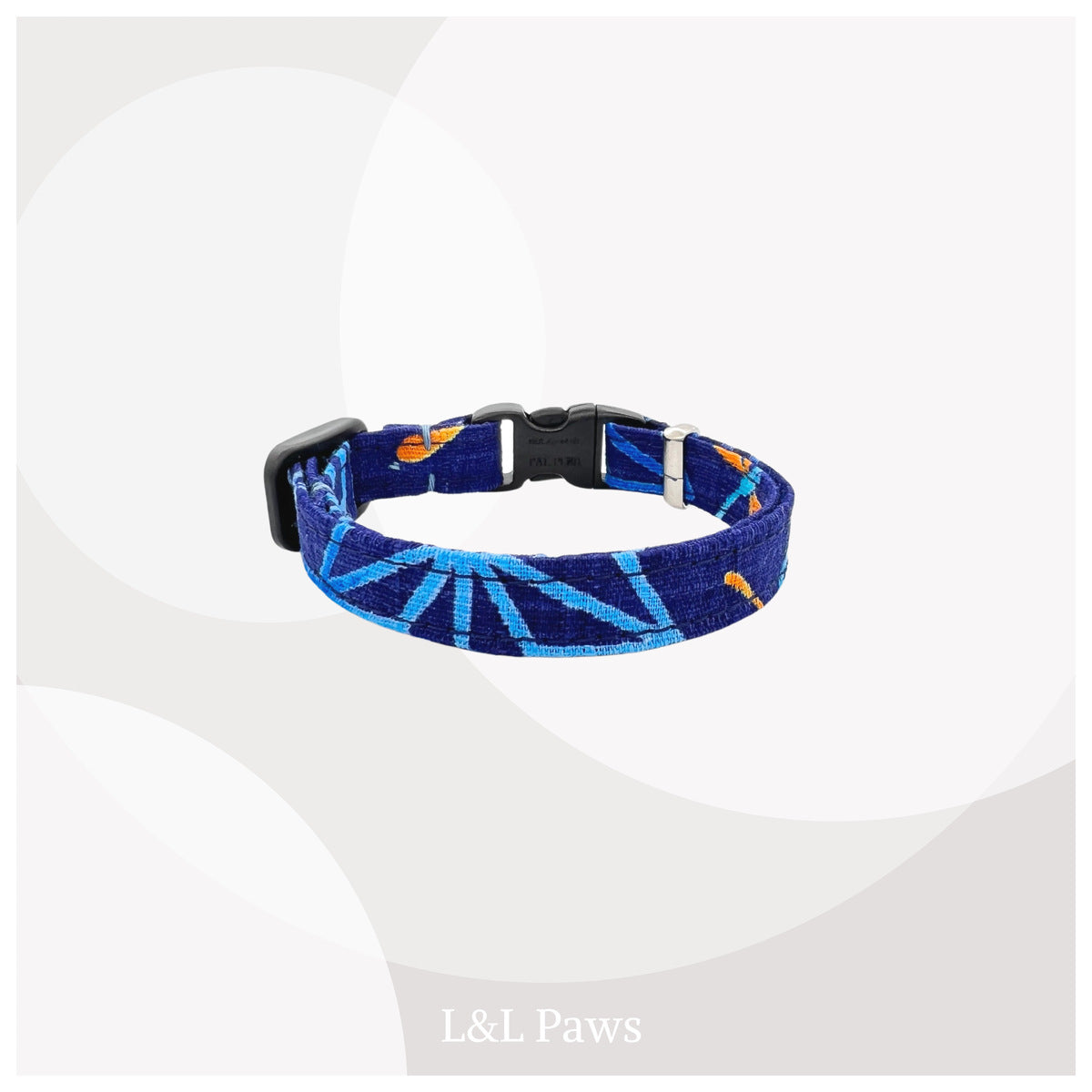 麻の葉　首輪　Lサイズ