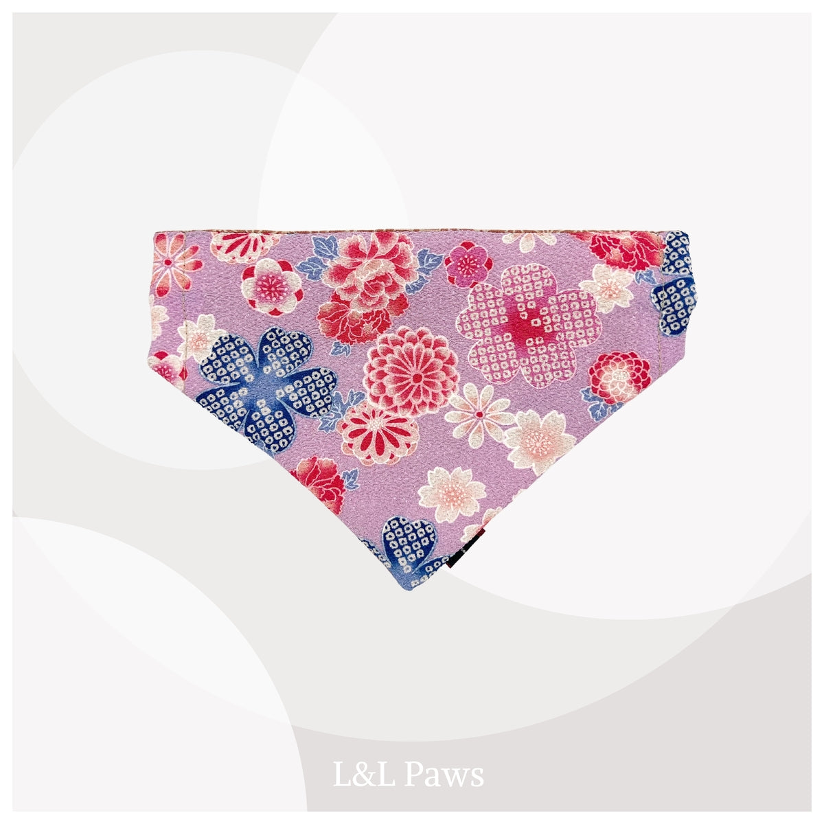 花　ちりめん　和バンダナ