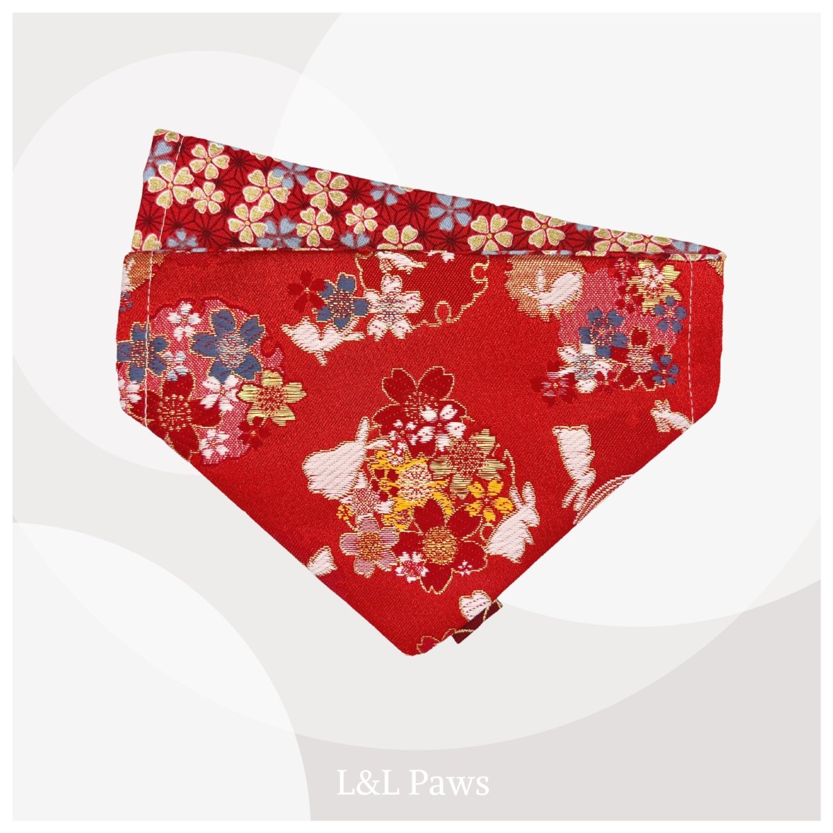 L&L PAWS Cat & Dog Bandana & Collar エルエルポウズ おしゃれな犬と猫のバンダナ Kawaii & Authentic Japanese